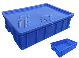 X221塑料周轉箱（箱（xiāng）蓋可選）